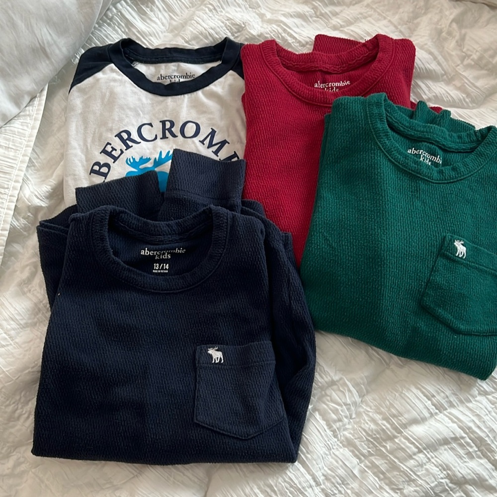 Abercrombie and Fitch long sleeve shirts